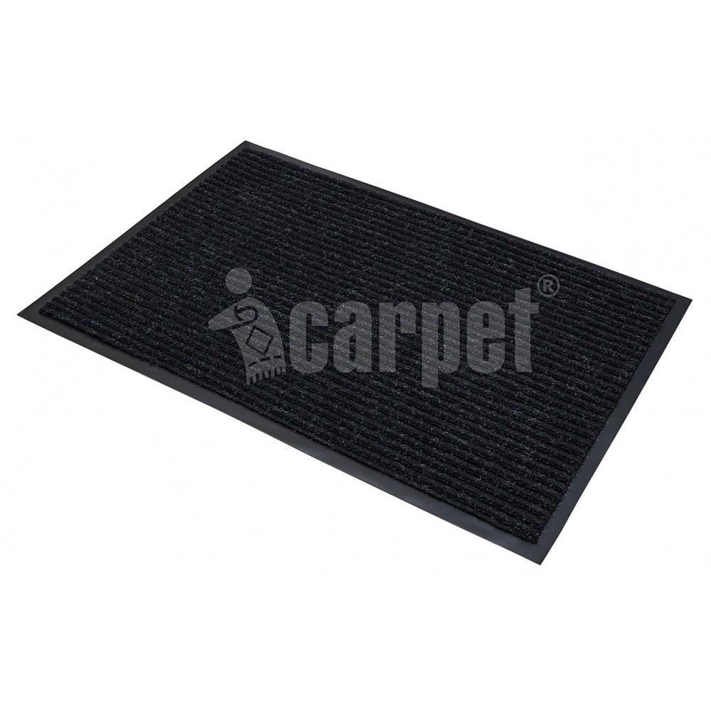 Коврик Shahintex ICARPET 50*80 см. придверный влаговпитывающий 00-00006002 черный