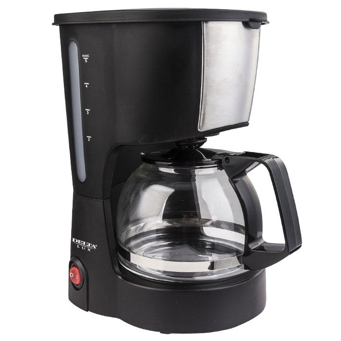 Кофеварка Delta LUX DL-8161 черная