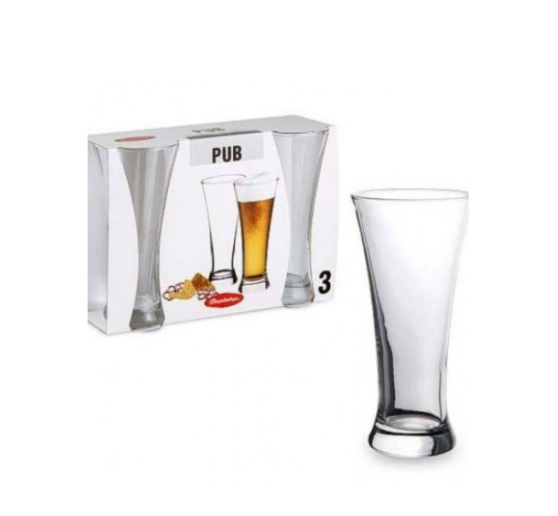 Набор бокалов 500мл 3шт 41886 "Pub" Pasabahce