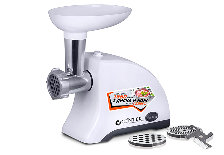 Мясорубка Centek CT-1609 White