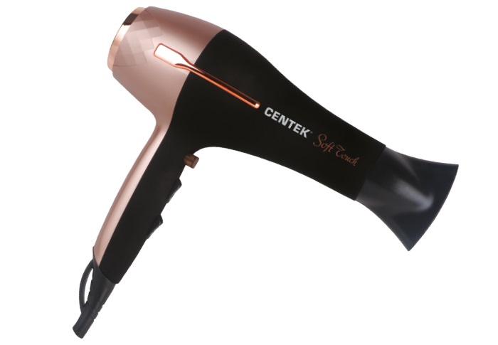 Фен Centek CT-2242 (розовый/золото)
