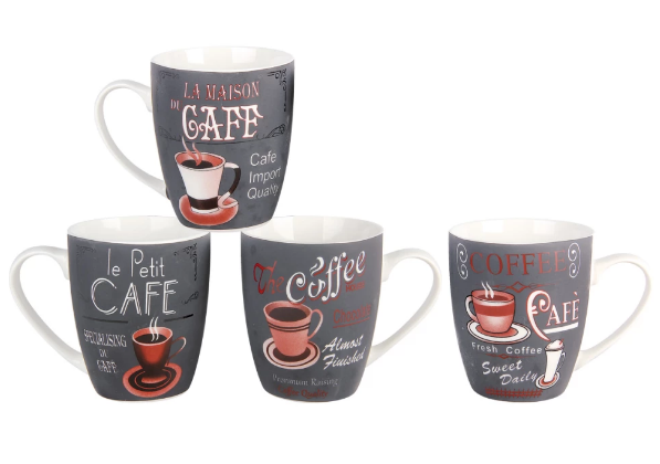 Кружка 350мл. Cafe & Coffee 4636