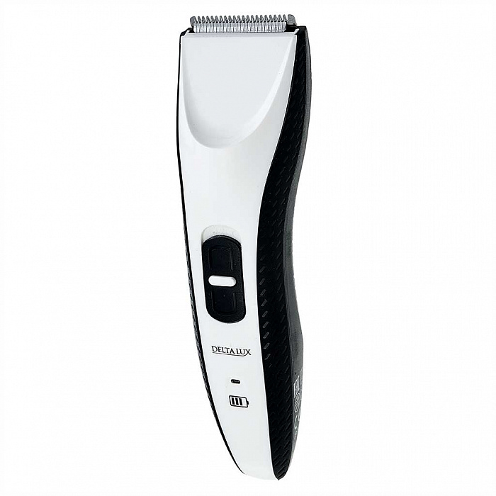 Машинка для стрижки Delta LUX DE-4207A белая с чёрным