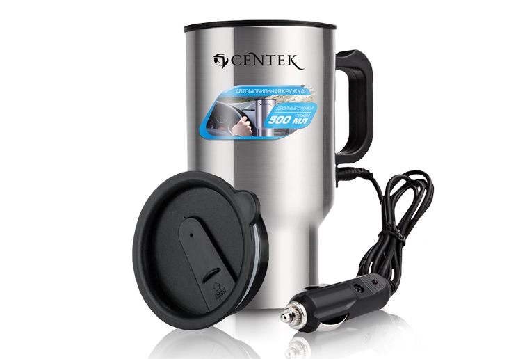 Термокружка Centek CT-0090 35Вт автомобильная