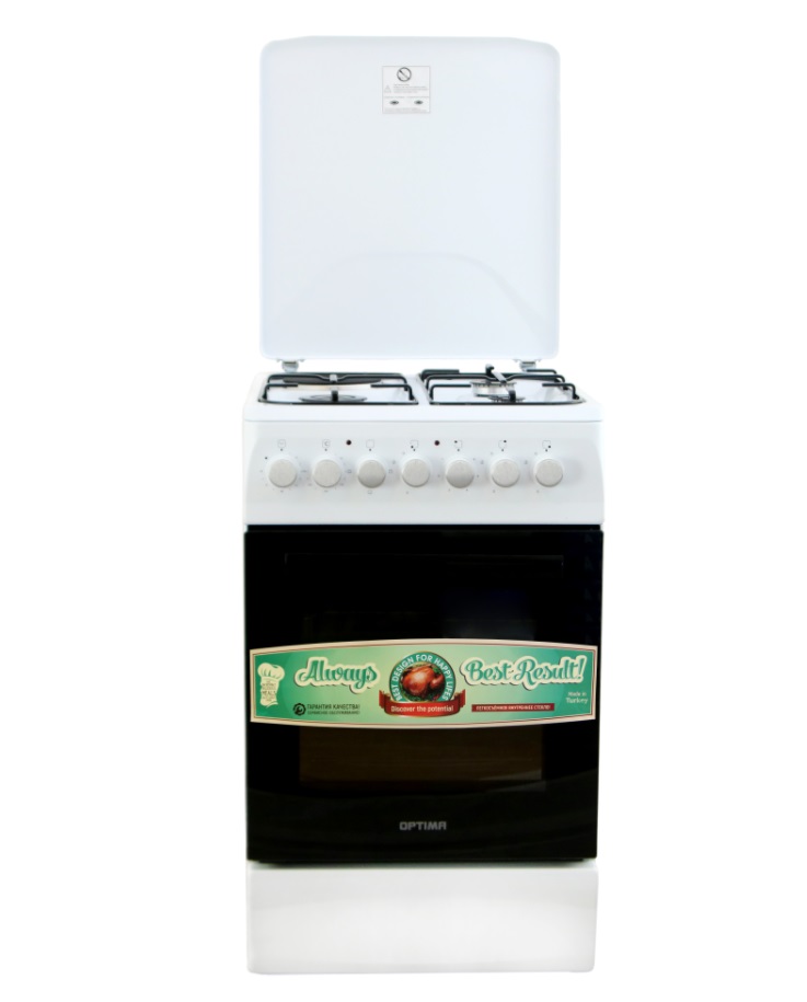 Плита комбинированная Optima CS-5634 белый