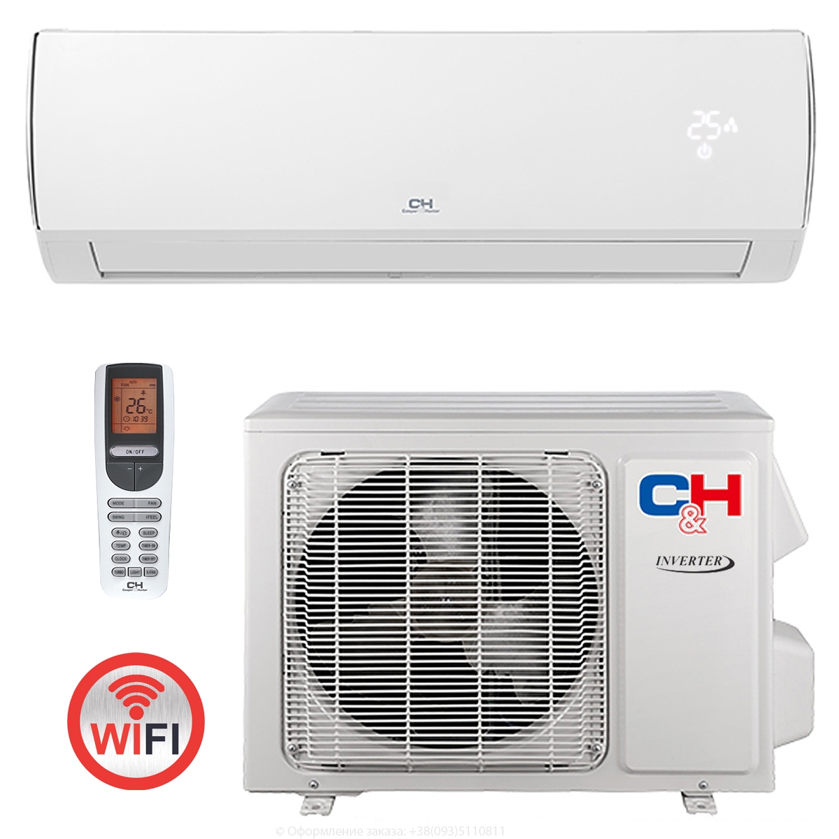 Кондиционер Cooper&Hunter CH-S18FTXQ Wi-Fi