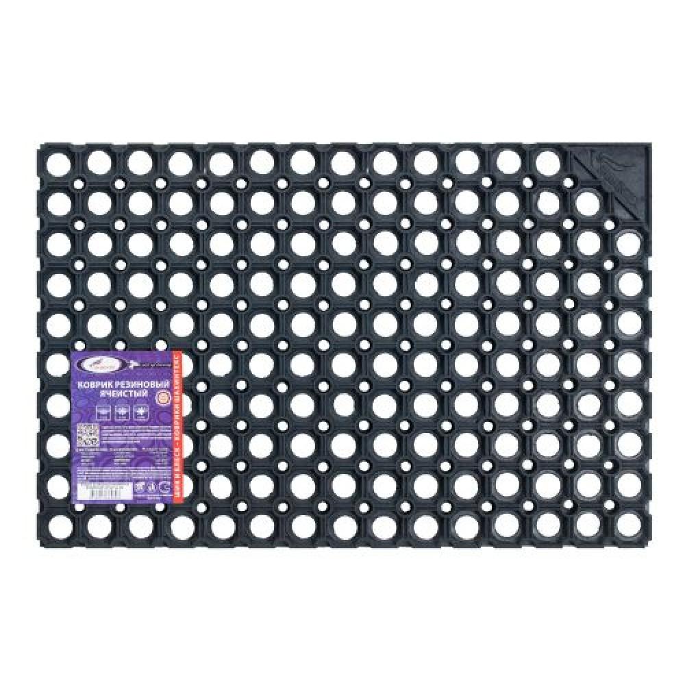Коврик Shahintex резиновый ячеистый 40*60*1,6 см 5263 черный