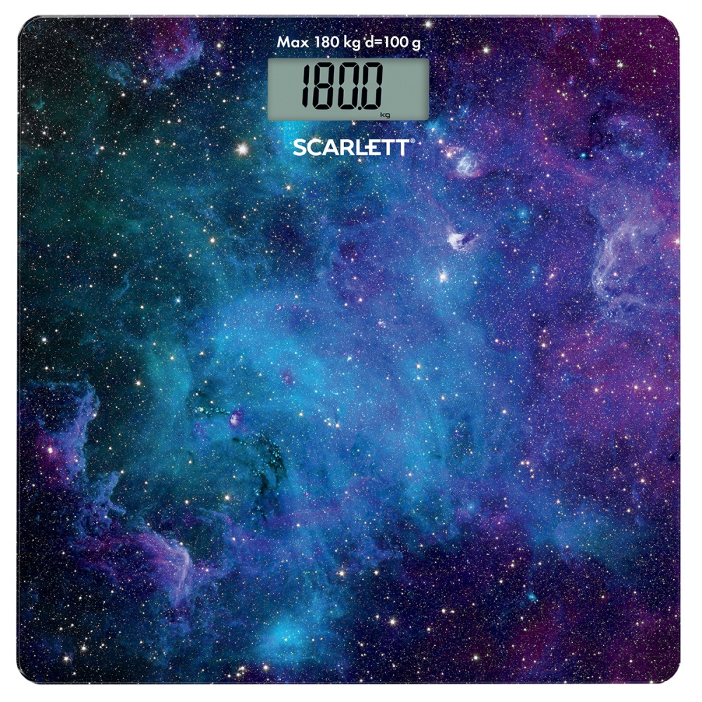 Весы напольные электронные Scarlett SC-BS33E046 "Космос" 