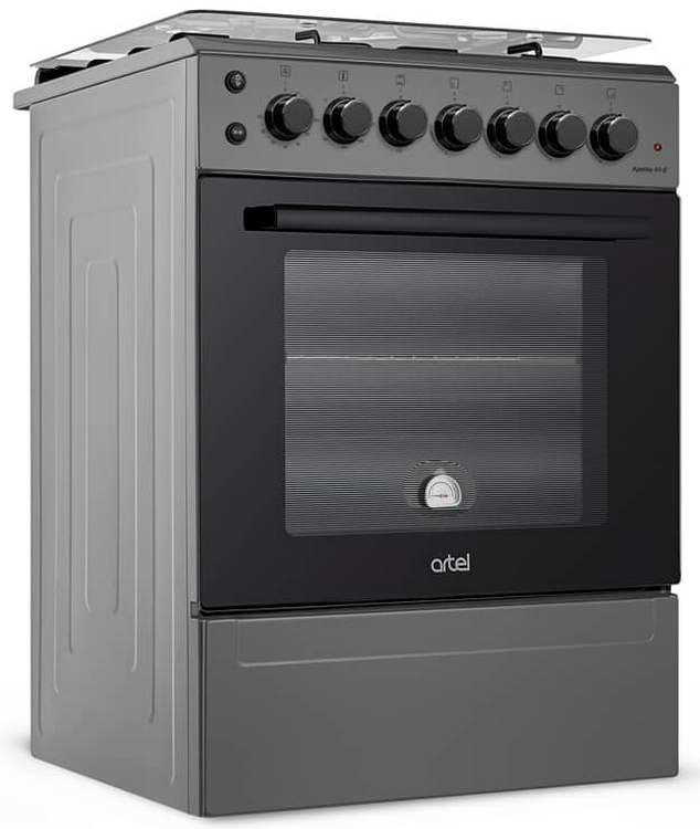 Плита комбинированная ARTEL Apetito 01-E grey