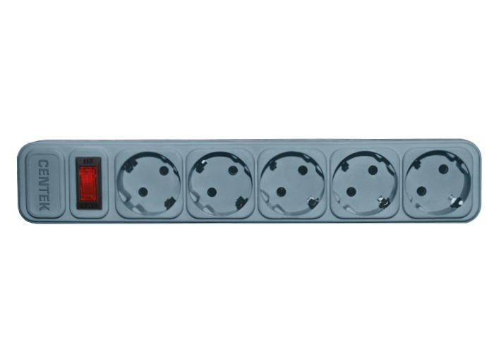 Сетевой фильтр Centek СТ-8900-5-3,0 Gray