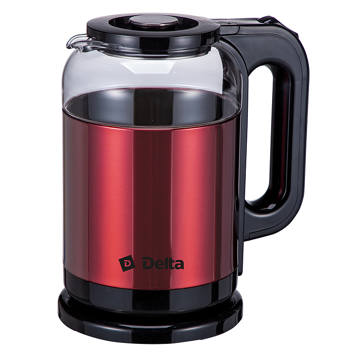 Электрочайник Delta LUX DL-1115 красн 1,8л