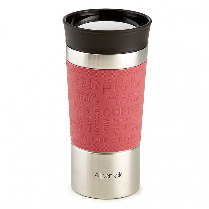 Термокружка Alpenkok AK-04039A розовая