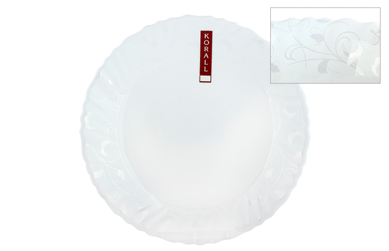 Тарелка 19см LHP75-501 "Арабеска" Коралл