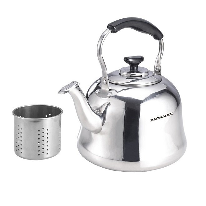 Чайник Backman BM-0713 1,0л. нерж.