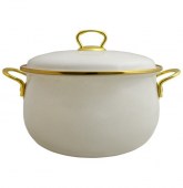 Кастрюля 5л white-gold 053-099