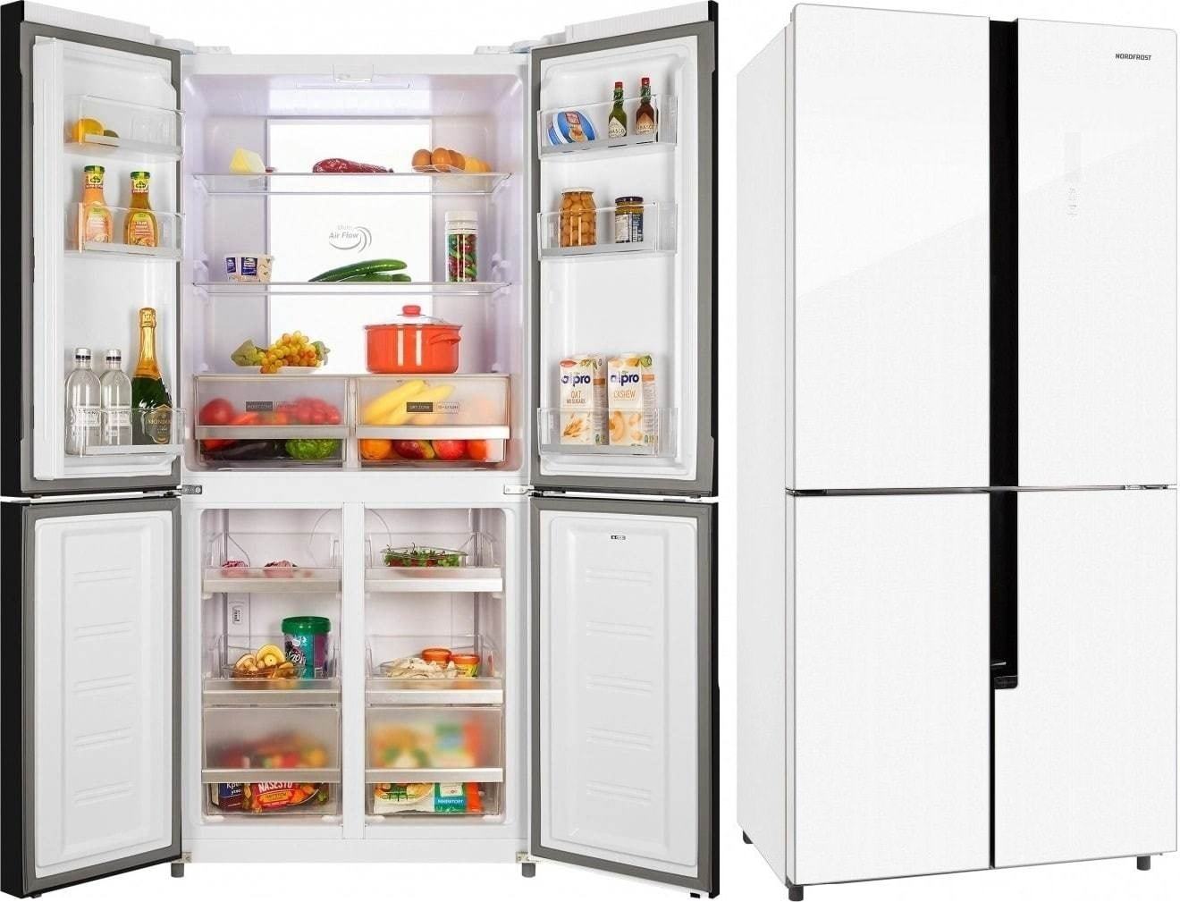 Холодильник Nordfrost RFQ 510 NFGW inverter