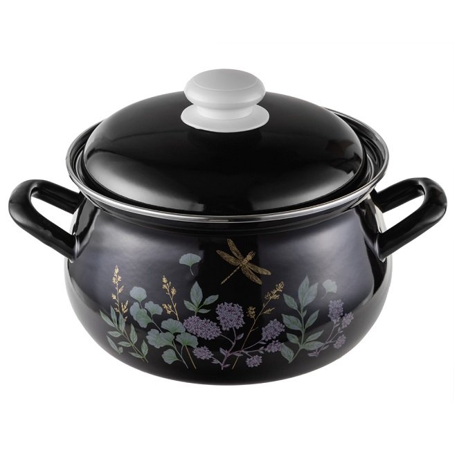 Кастрюля Hitt Botanica С-3910АП2/8ЧрДТ 2,0л