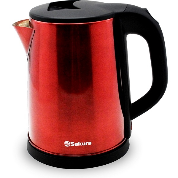 Электрочайник Sakura SA-2149BR красн метал+черн