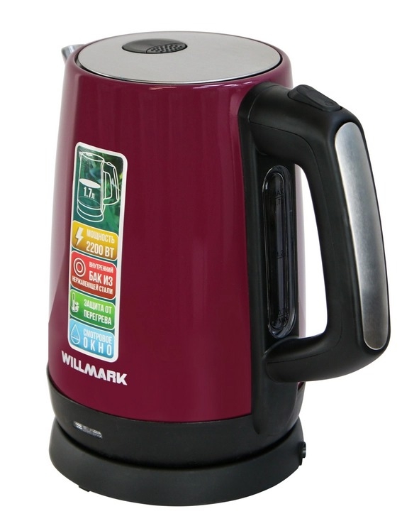 Электрочайник Willmark WEK-1758S фиолетовый