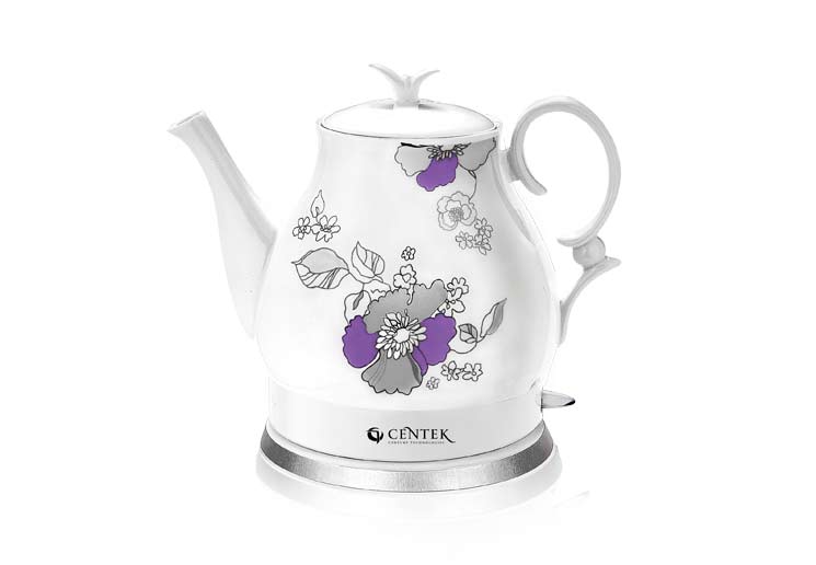 Электрочайник Centek CT-1056 Flowers керамика