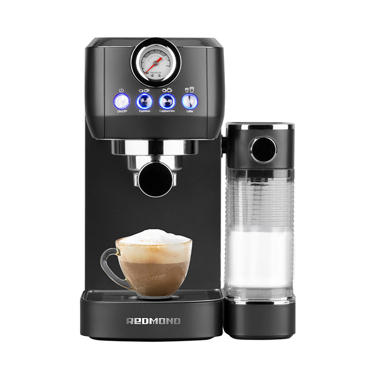 Кофеварка Redmond CM702 Черный/хром