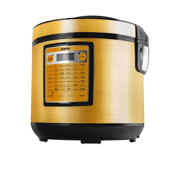 Мультиварка Centek CT-1495 Black Ceramic золото