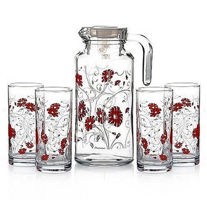 Кувшин для воды Pasabahce Serenade Red 95895BD3