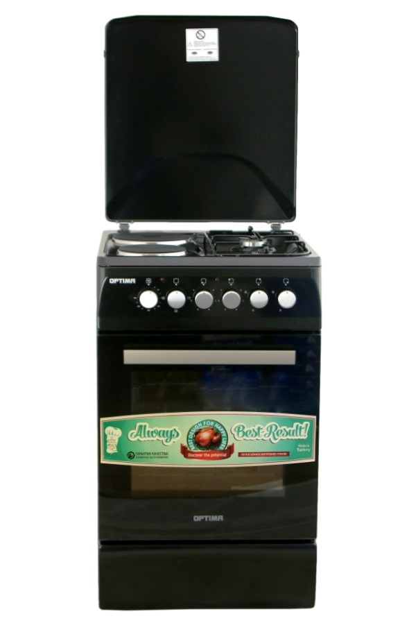 Плита комбинированная Optima CS-5621 Black