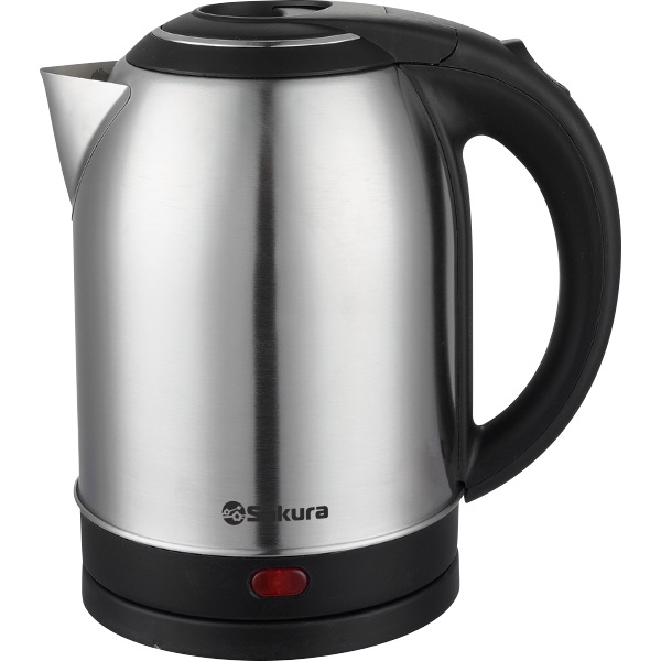 Электрочайник Sakura SA-2121BS серебр+черн