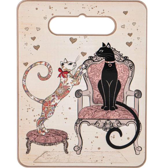 Подставка Под Горячее Парижские Коты 20*15 См. Высота=1 См. 358-1754