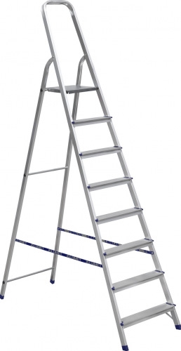 Стремянка Stairs AS08 8 ступеней алюминиевая