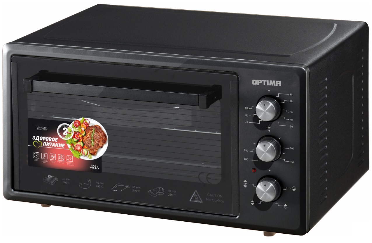 Мини печь OPTIMA OFC-48BL чёрный