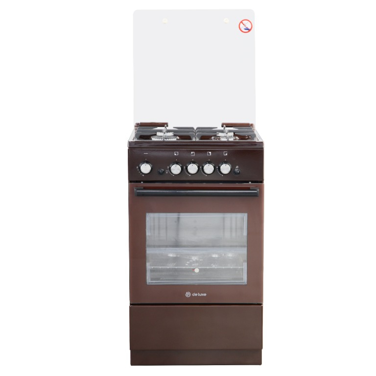 Плита газовая DE LUXE 5040.32г (кр) ЧР-014 коричневая