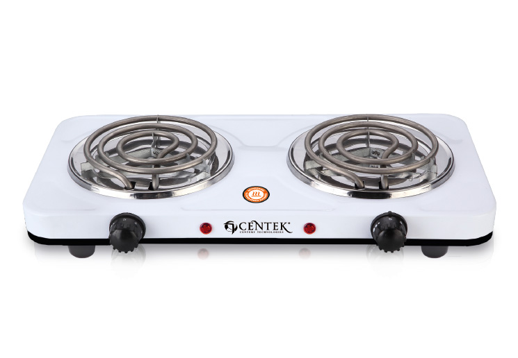 Плитка электрическая Centek CT-1509 белая