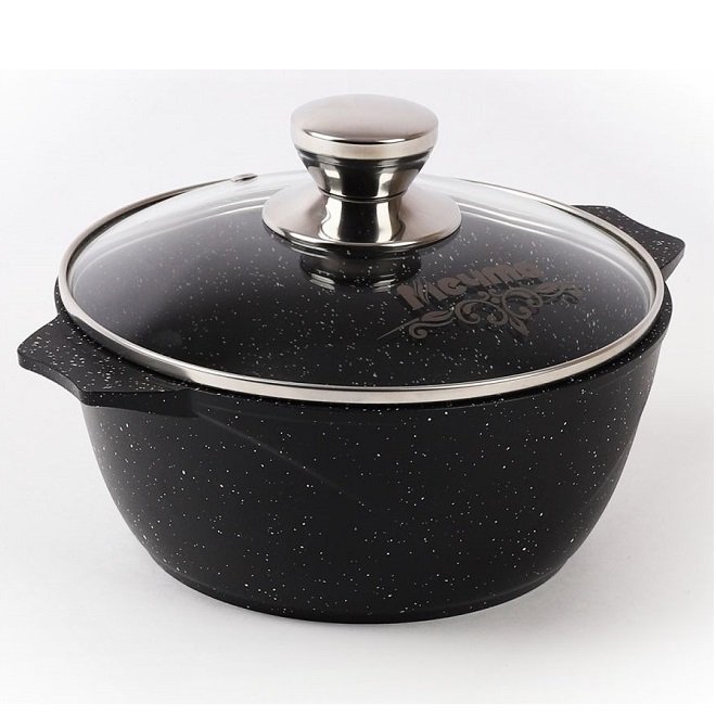 Кастрюля Мечта гранит black 43802 3 л