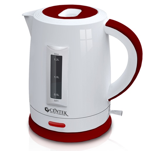 Электрочайник Centek CT-1063 (бел/красный)