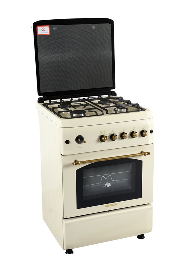 Плита газовая Avex FG6021YR (бежевая)