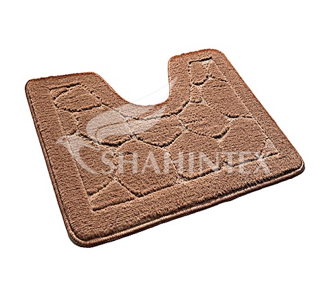 Коврик д/туалета SHAHINTEX ЭКО 60*50 кофе с молоком 55 5340 (15/1)