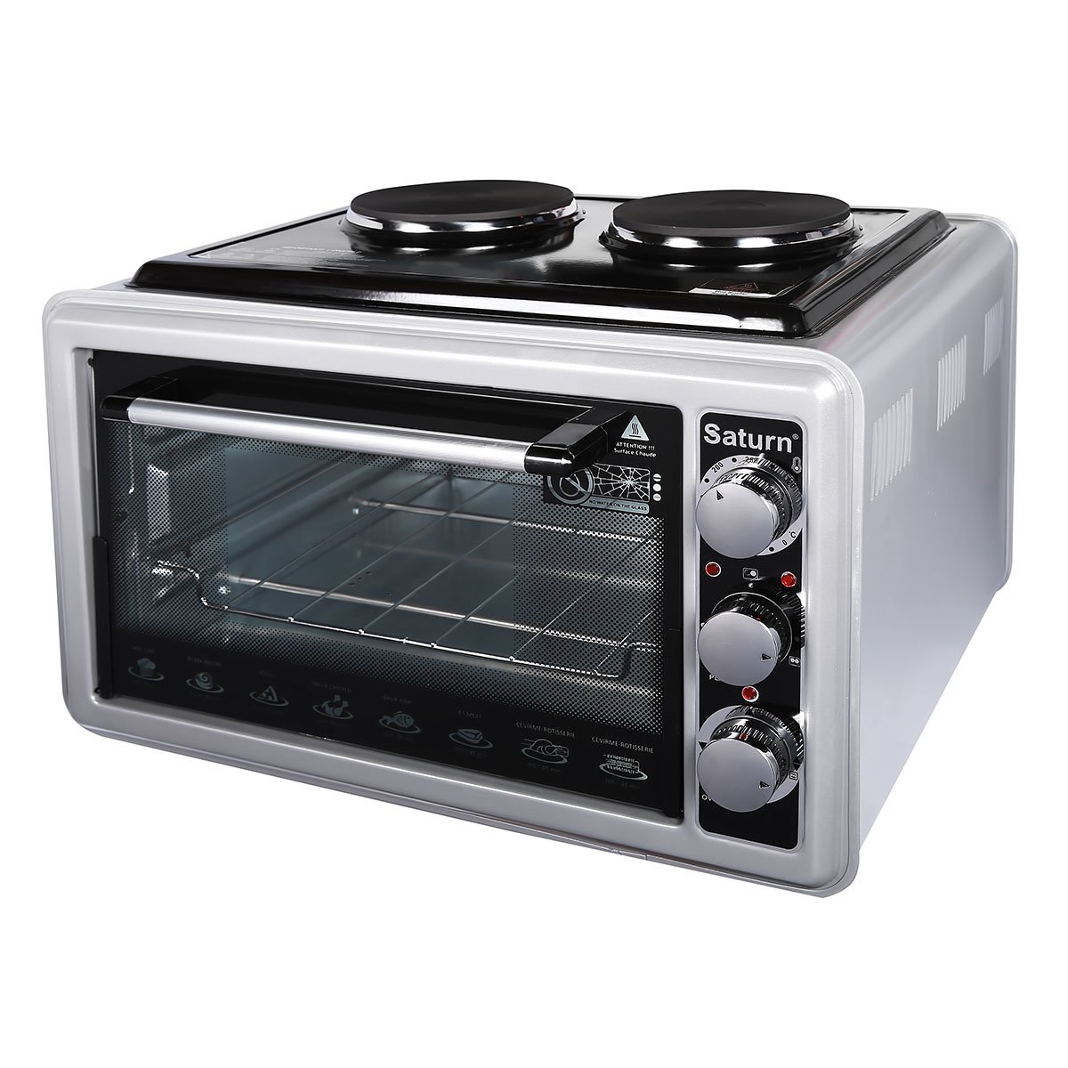 Электропечь Saturn ST-EC1072 Grey