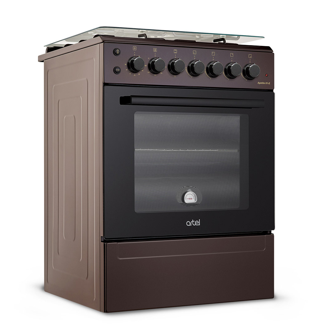 Плита комбинированная Artel APETITО 50 01-E brown