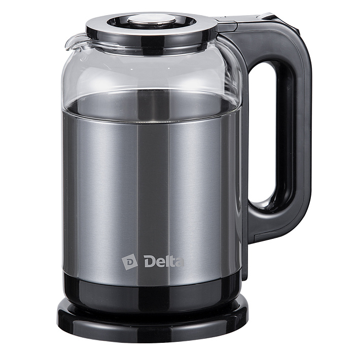 Электрочайник Delta LUX DL-1115 серый 1,8л