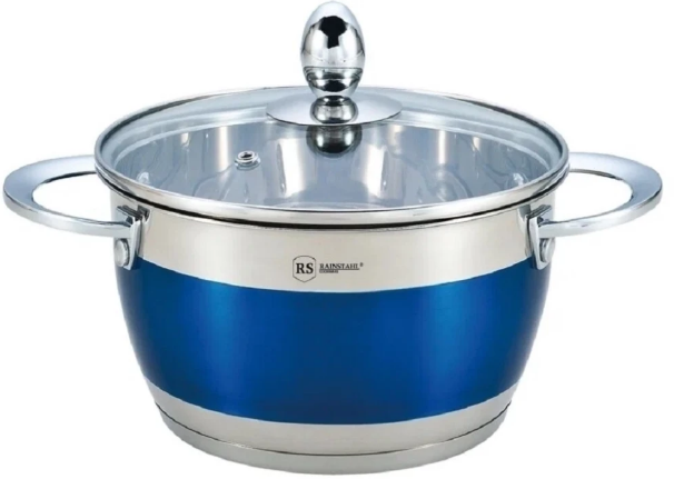 Кастрюля "Rainstahl" RS\CS 1818-26 7,1л.Blue