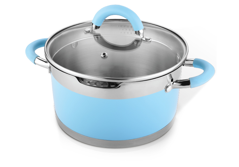 Кастрюля LARA SKY BLUE LR02-441
