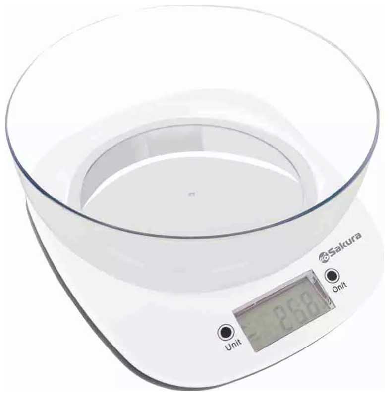 Весы кухонные Sakura SA-6078W