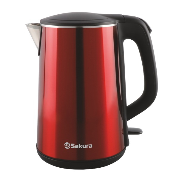 Электрочайник Sakura SA-2156MR красн металлик+черн