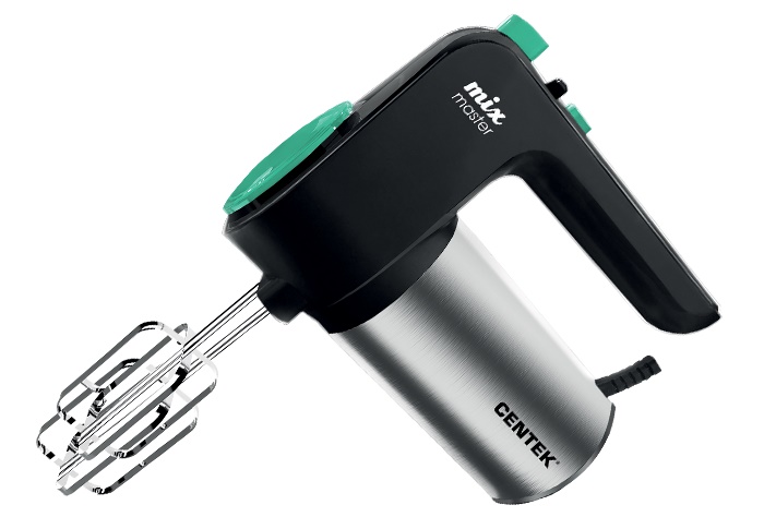 Миксер Миксер Centek CT-1123 (черн/сталь)