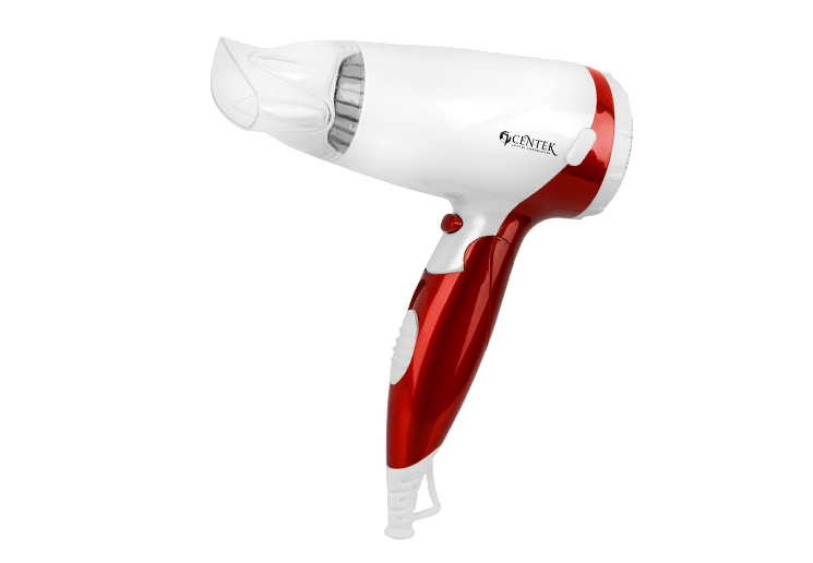 Фен Centek CT-2209 RW белый/красный