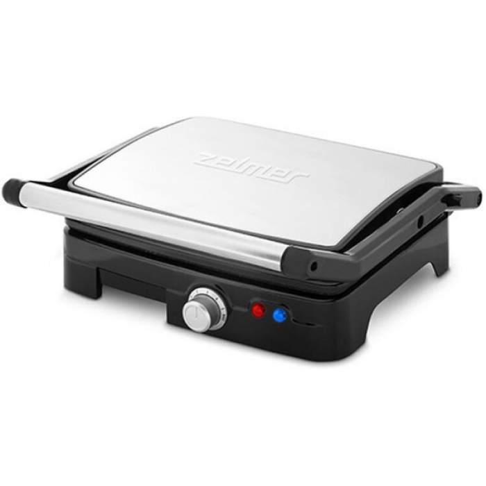 Электрический гриль ZELMER ZPR2000 BLACK/INOX