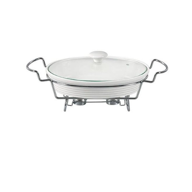 Мармит Maestro MR-11460-74 овал 35 см (полоска)