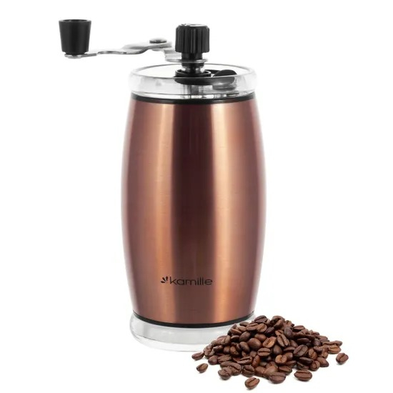 Кофемолка механическая Kamille КМ-7029C